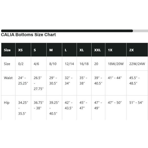 CALIA Women's LustraLux 7/8 Legging 4-way stretch technology 2X - Picture 2 of 11